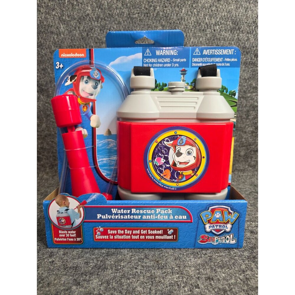 Paw Patrol Sea Patrol Water Rescue Pack Kids Outdoor Water Fun Toy Ages 3+
